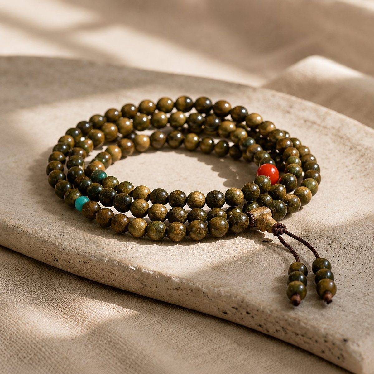 Green Sandalwood Bracelet